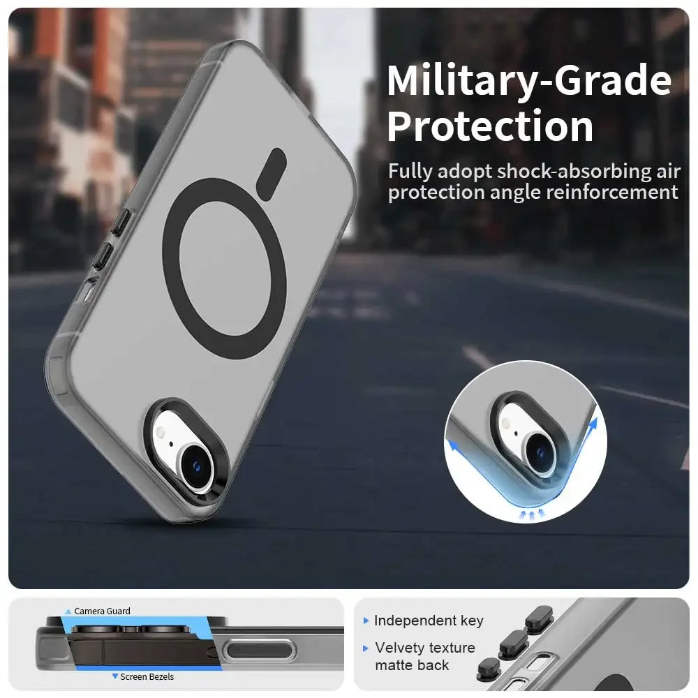Magnetic MagSafe-Compatible iPhone Case – Slim & Protective