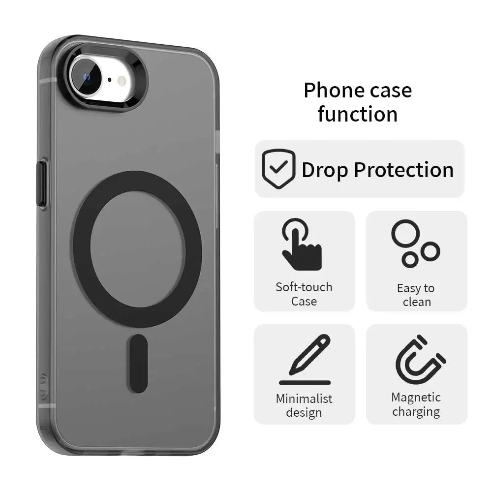 Magnetic MagSafe-Compatible iPhone Case – Slim & Protective